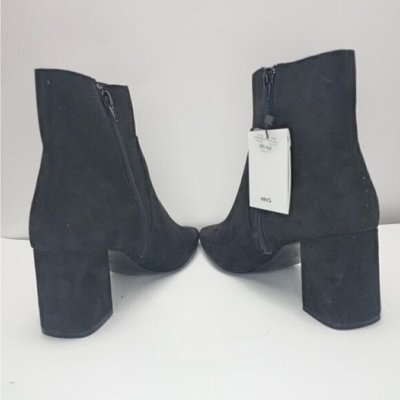 Mango - Ladies, Pointed Heel Ankle Boot - Black. Size: 10 (US), 42 (EU). NWT - Picture 8 of 16